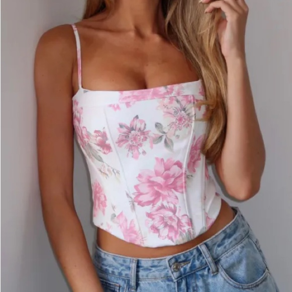 NWT White Fox Boutique Corset Top
